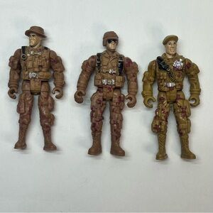 chap mei soldier force true heroes 4 inch action figures lot of 3 desert storm